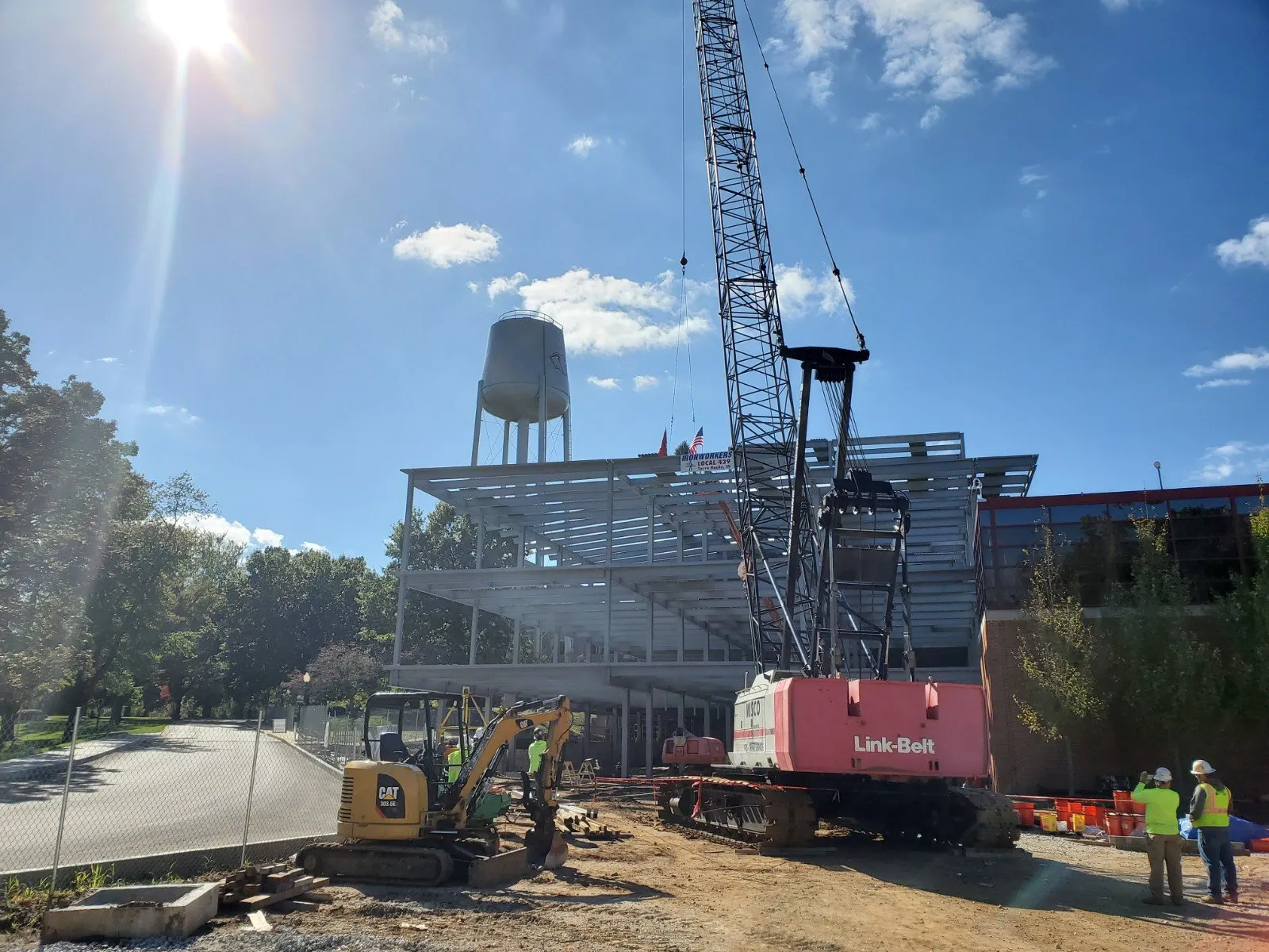 A Large Red Crane - Terre Haute, IN - MISCO Crane Service