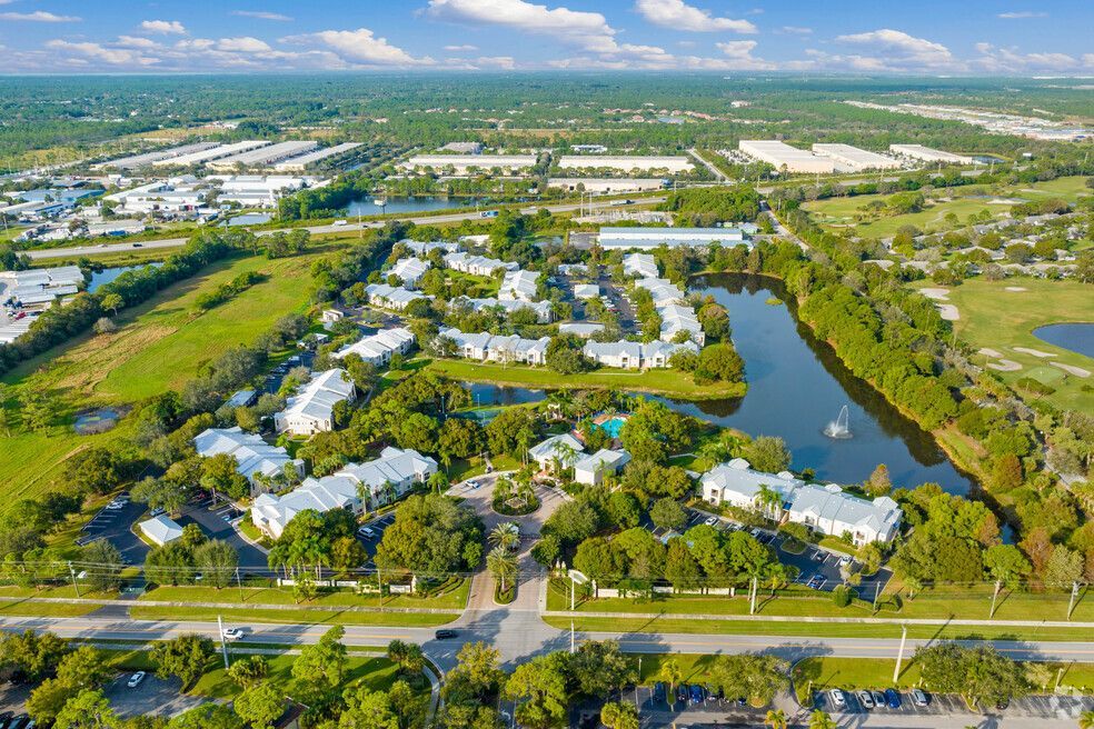 32 acre paradise, Coquina Cove is conveniently located close to I-95 and the Turnpike.
