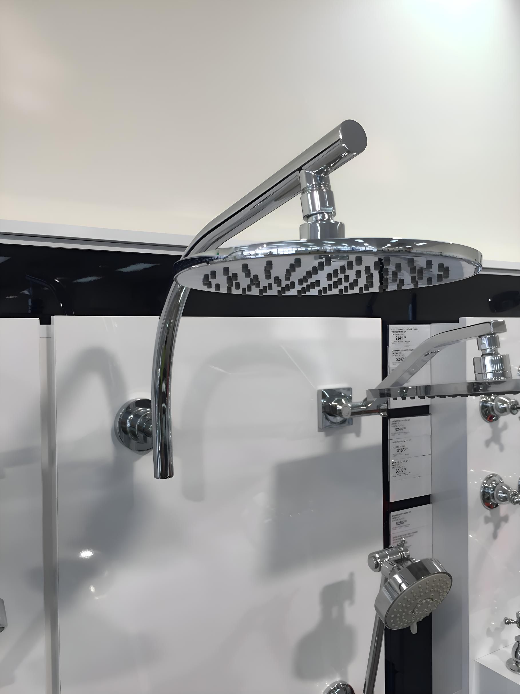 A Close Up Of A Shower Head In A Bathroom — Coastal Gasfitting & Plumbing In Mount ST John, QLD