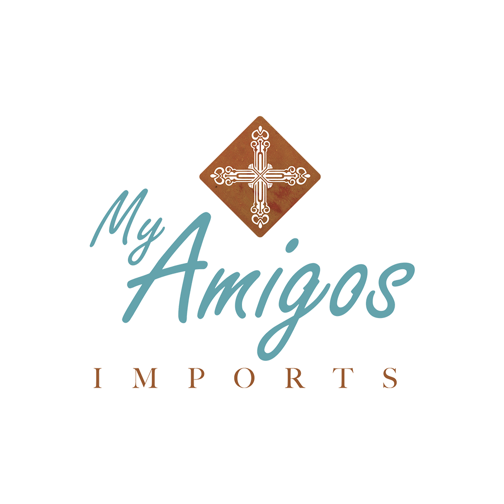 The logo for my amigos imports has a cross on it.
