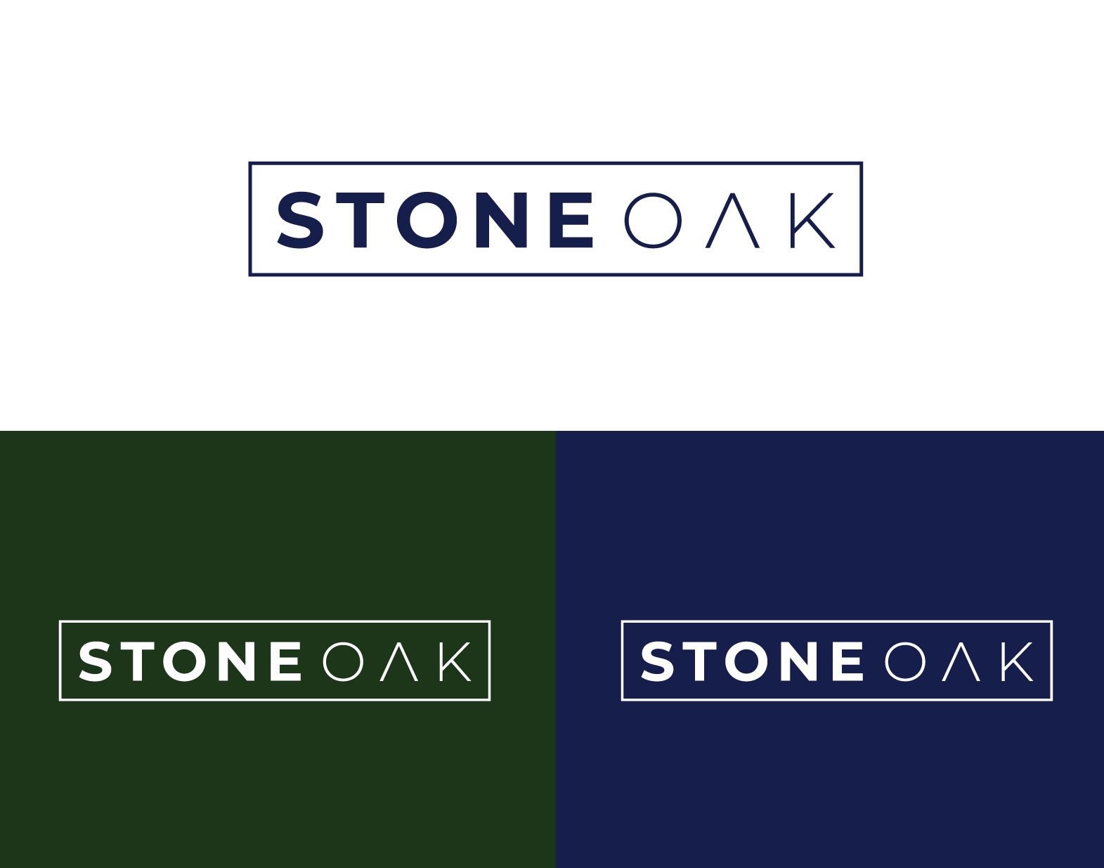 A logo for a company called stone oak