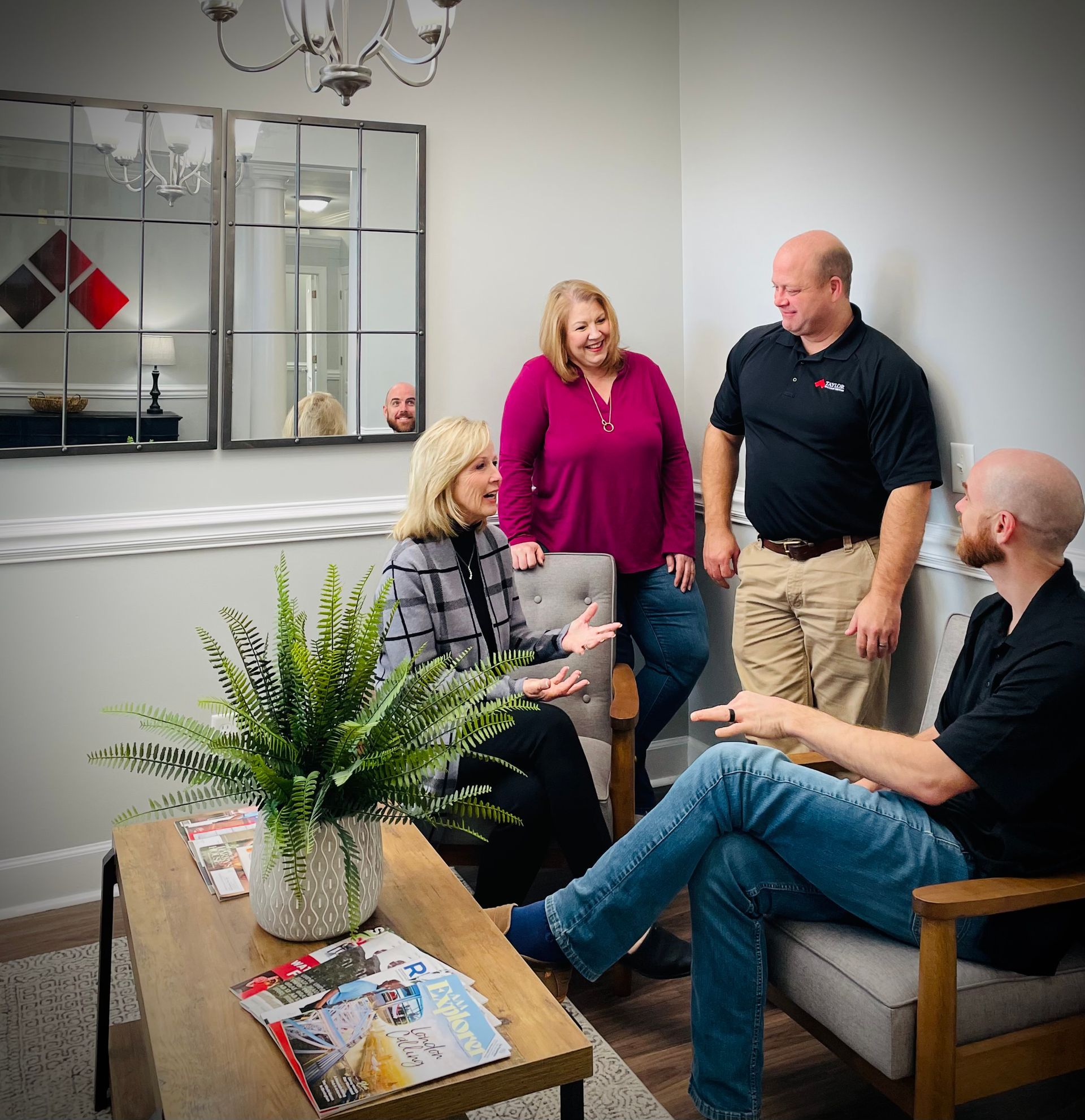 team together laughing