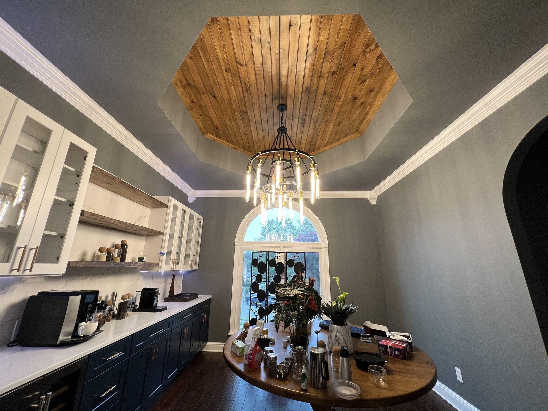 Popcorn ceiling removal by Galaxy Edge Painting