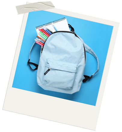 Image of a school backpack