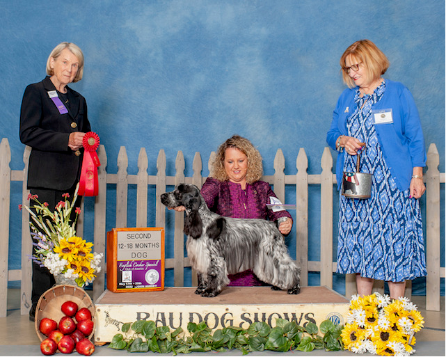 Photo of Heidi and her award winning dog