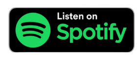 A button that says listen on spotify on it