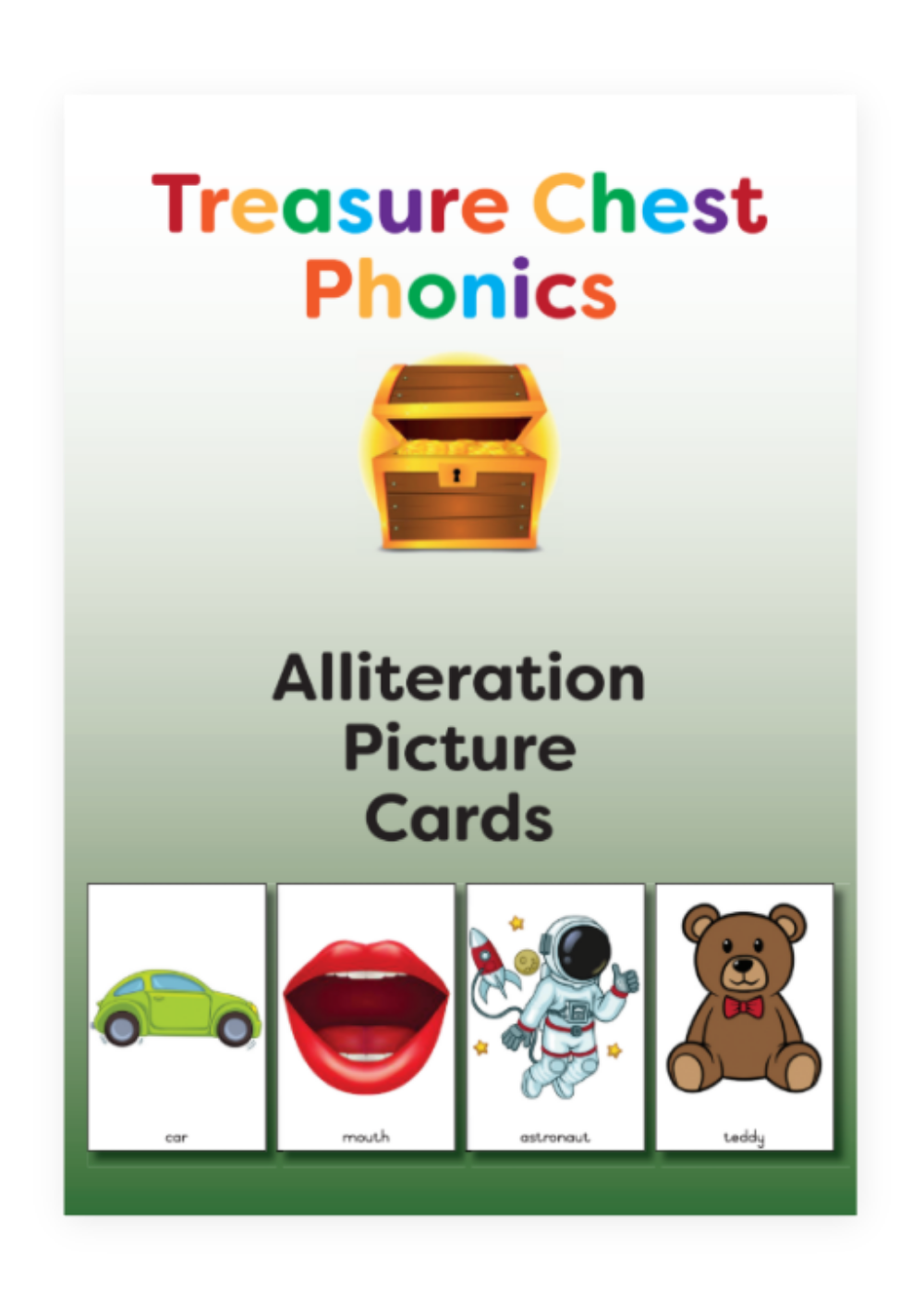 Phonics flashcards,