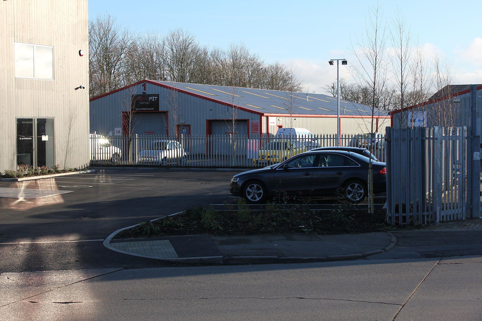 view of park entrance