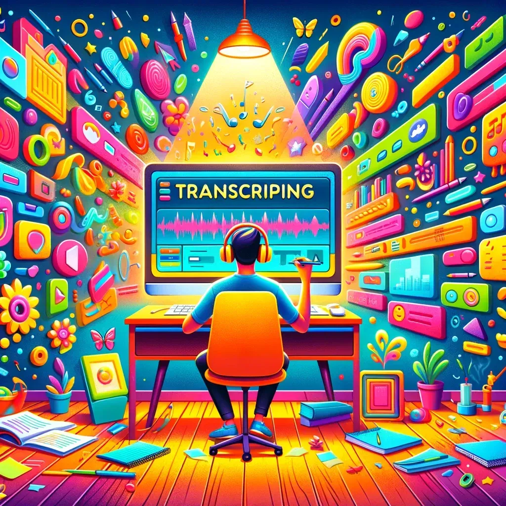 a man is sitting in front of a computer wearing headphones .