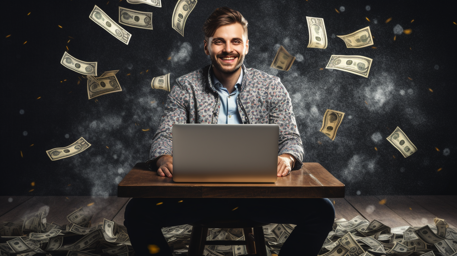 Making money online.