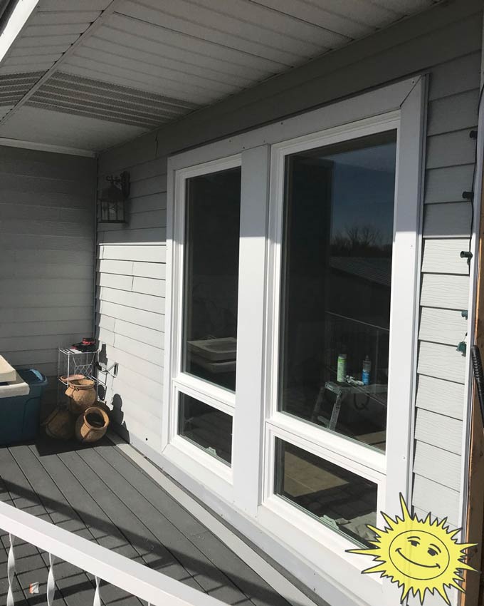 new doors on a house installed by Sun Glass