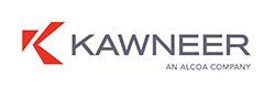 A logo for Kawneer an Alcoa Company