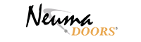 A logo for a company called neuma doors