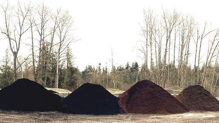 piles of soil