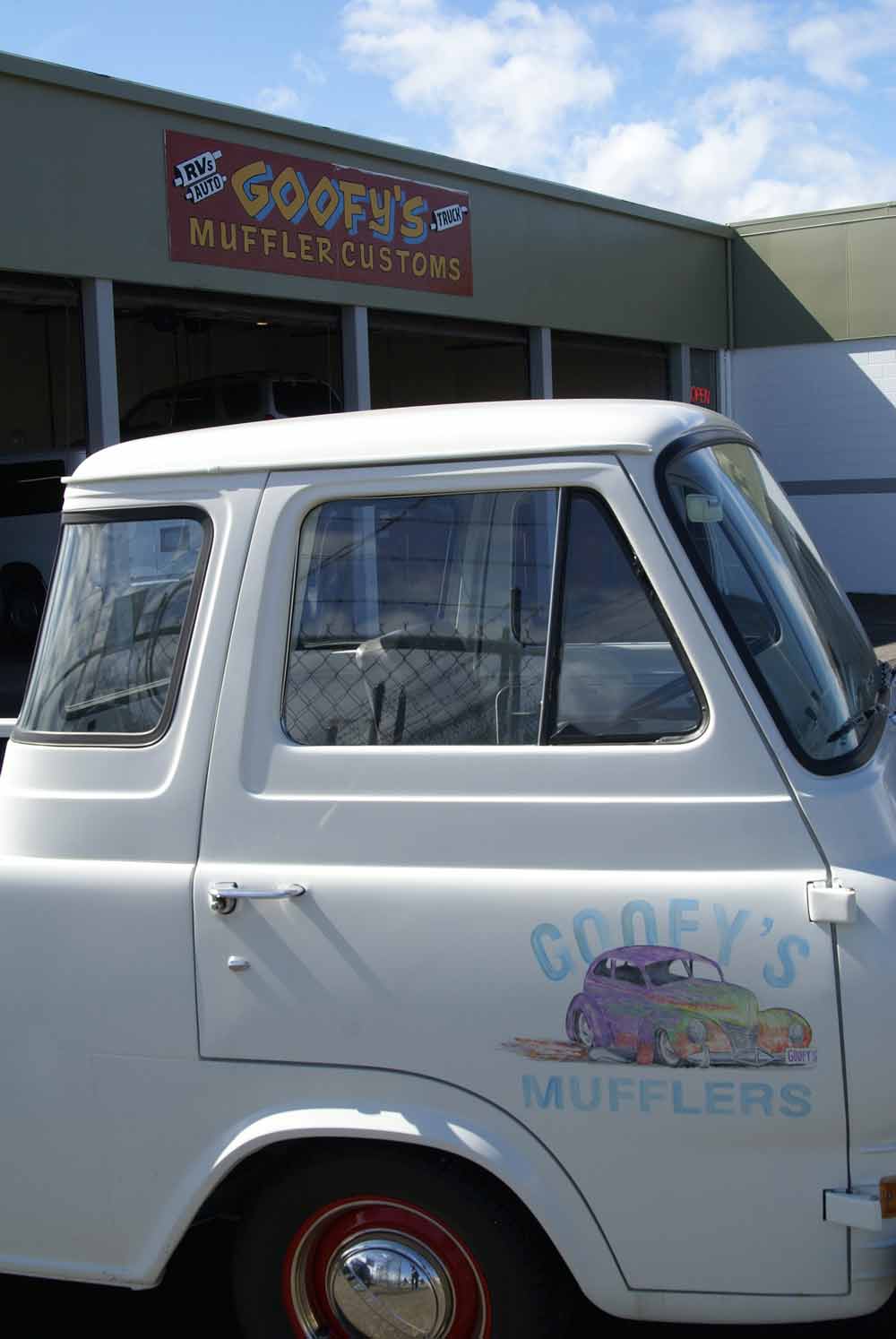 White company service vehicle - Catalytic Converters in Eugene, OR