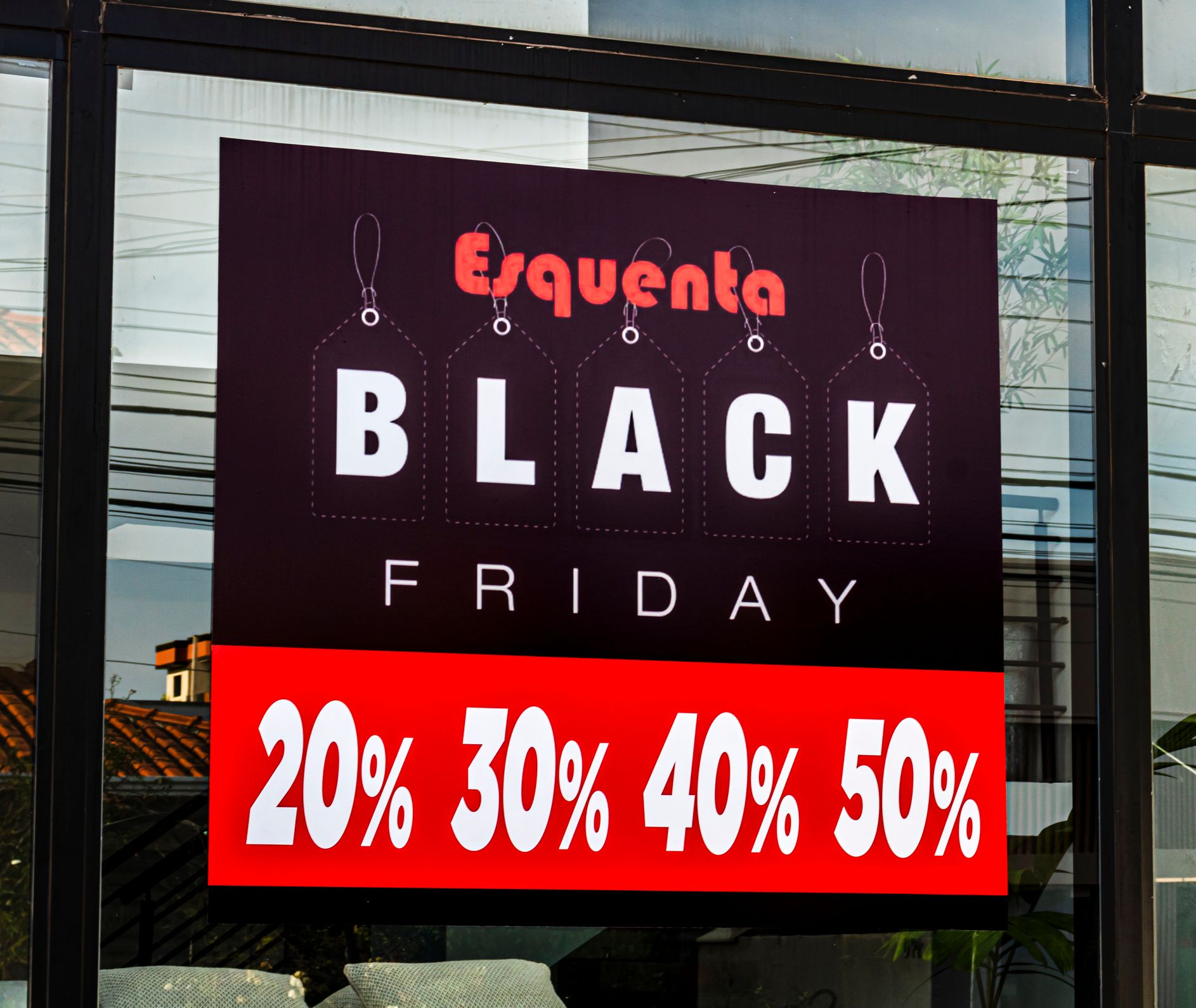 Black Friday sign with