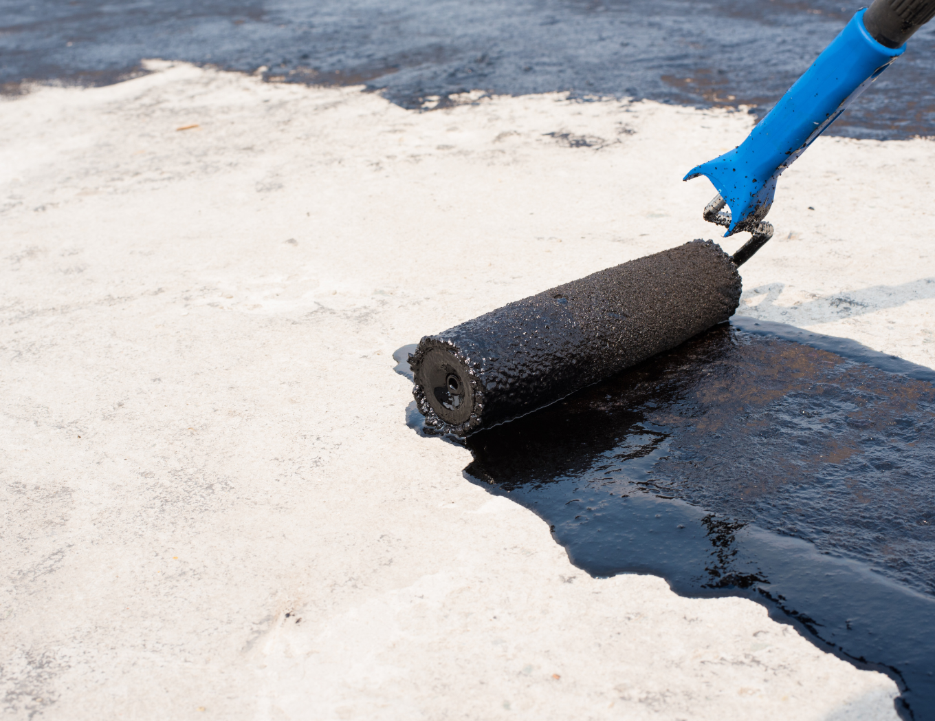 Liquid rubber waterproofing