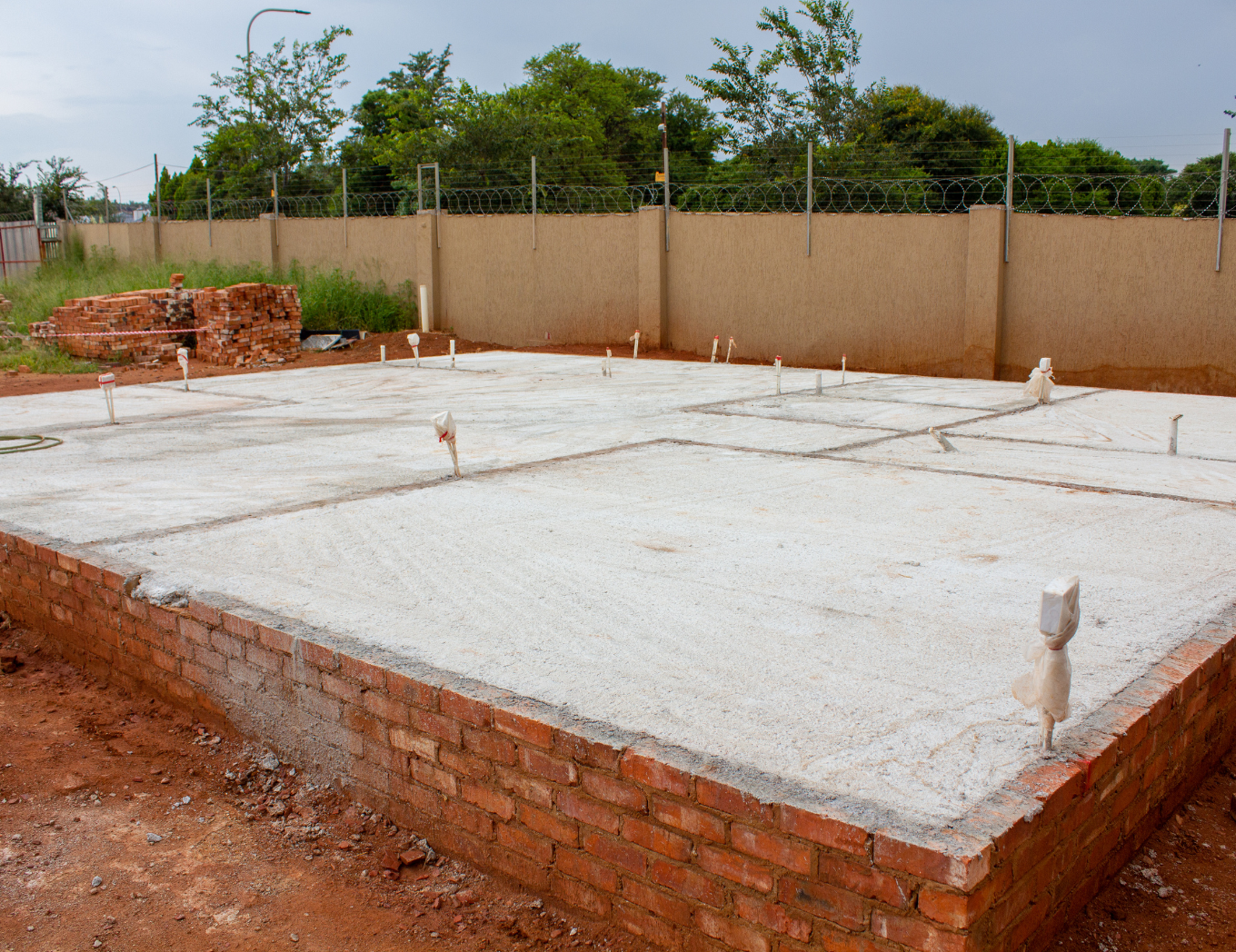 concrete slabs