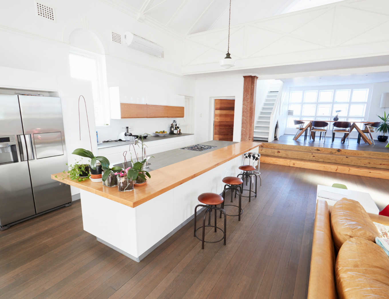open plan kitchens
