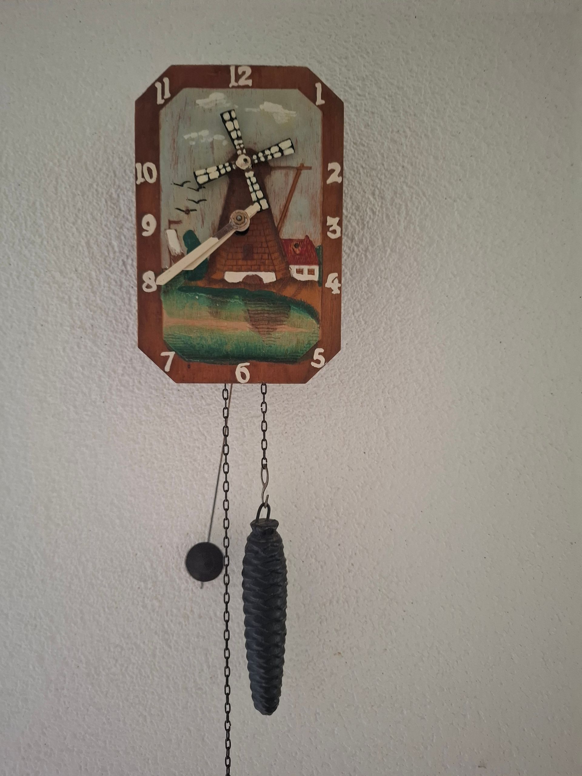 kleine dag loper, met een molen