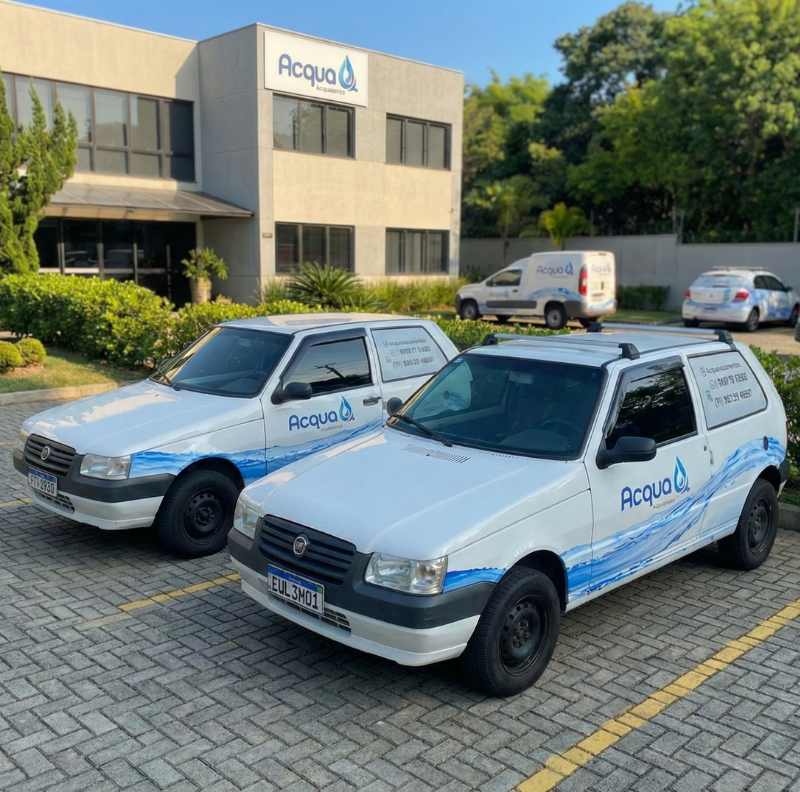 Um edifício muito alto com um céu azul ao fundo