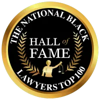 The national black hall of fame lawyers top 100 logo