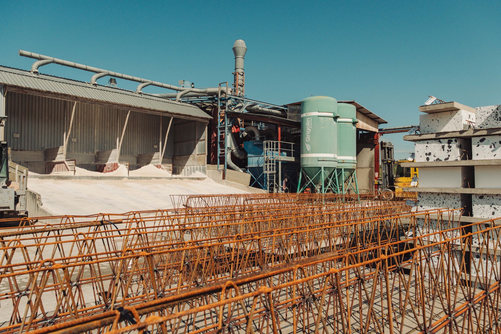 vista aerea Prefabbricati Romani