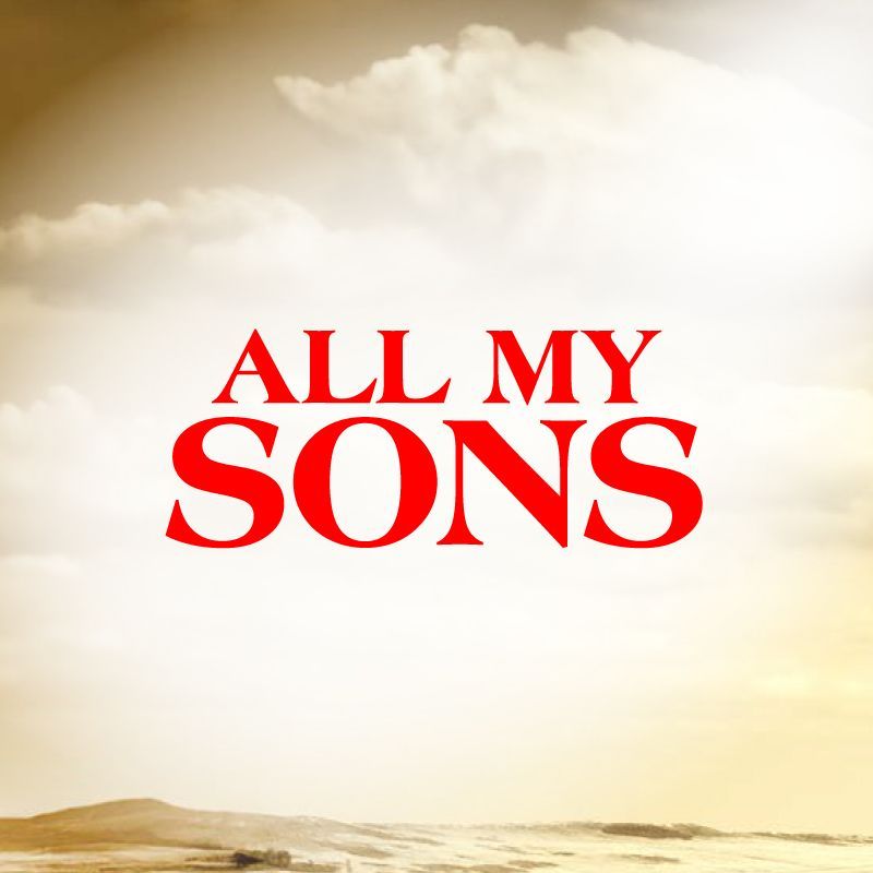 Title treatment for the show All My Sons