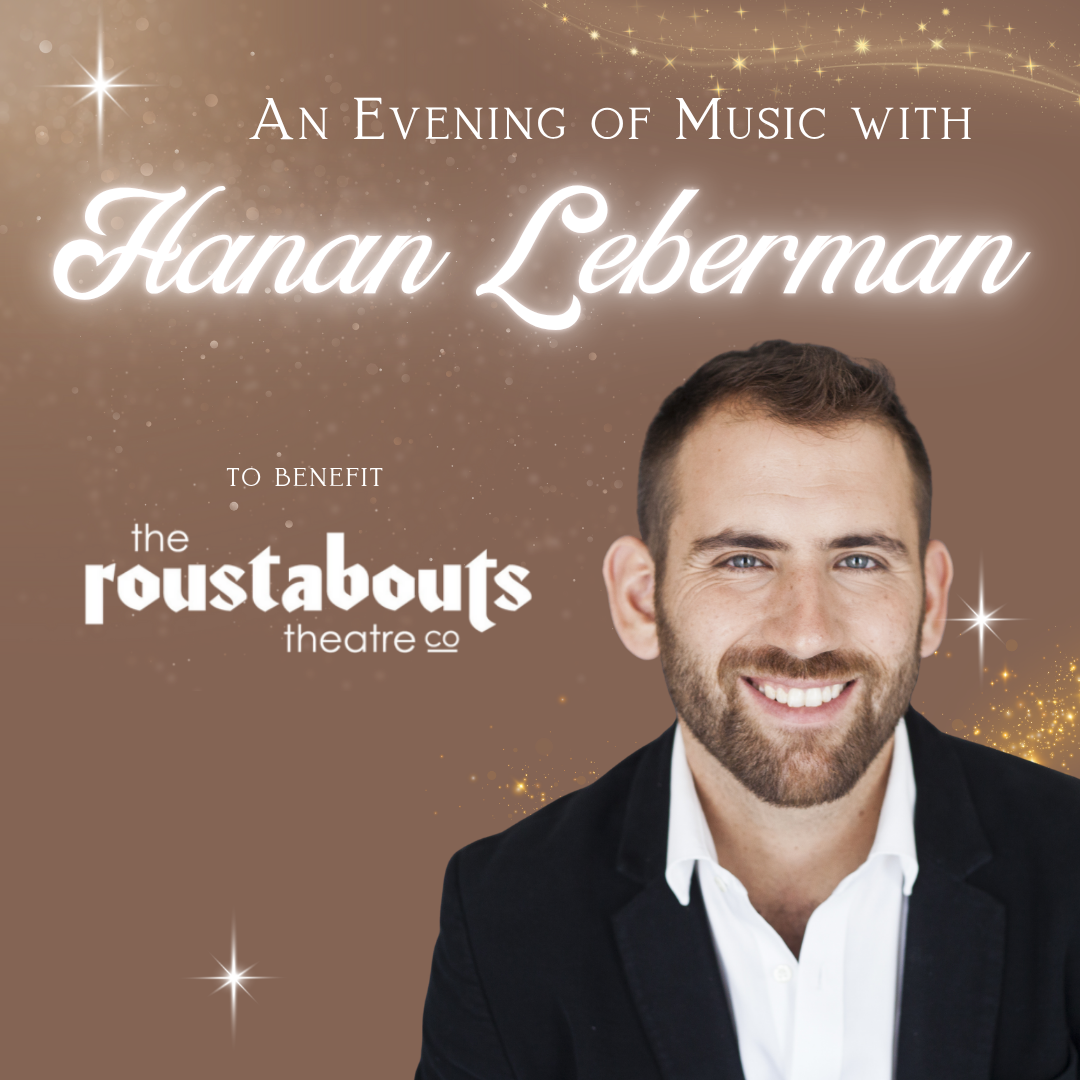 Promotional graphic: Hanan Leberman smiling;