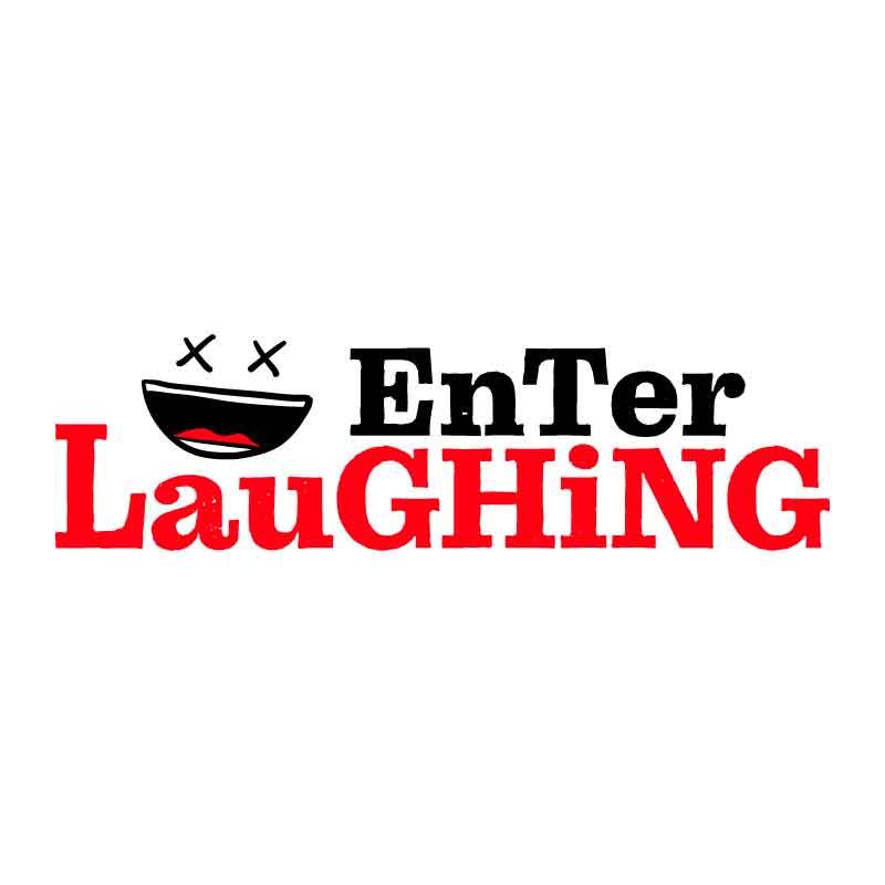Title treatment for Enter Laughing
