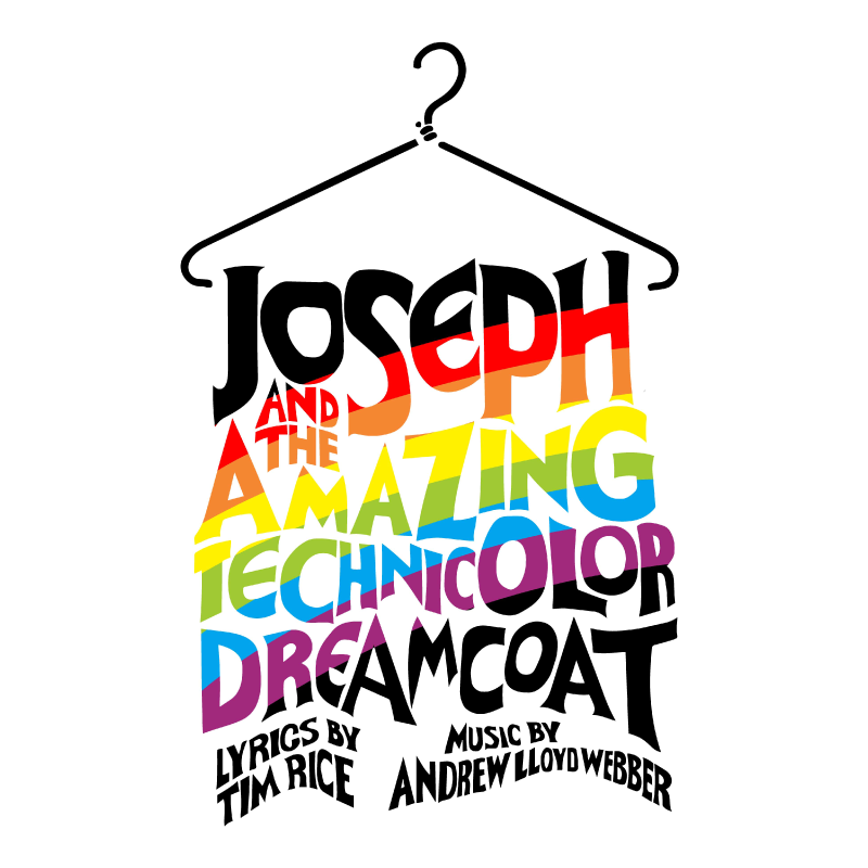Title treatment for Joseph and the Amazing Technicolor Dreamcoat