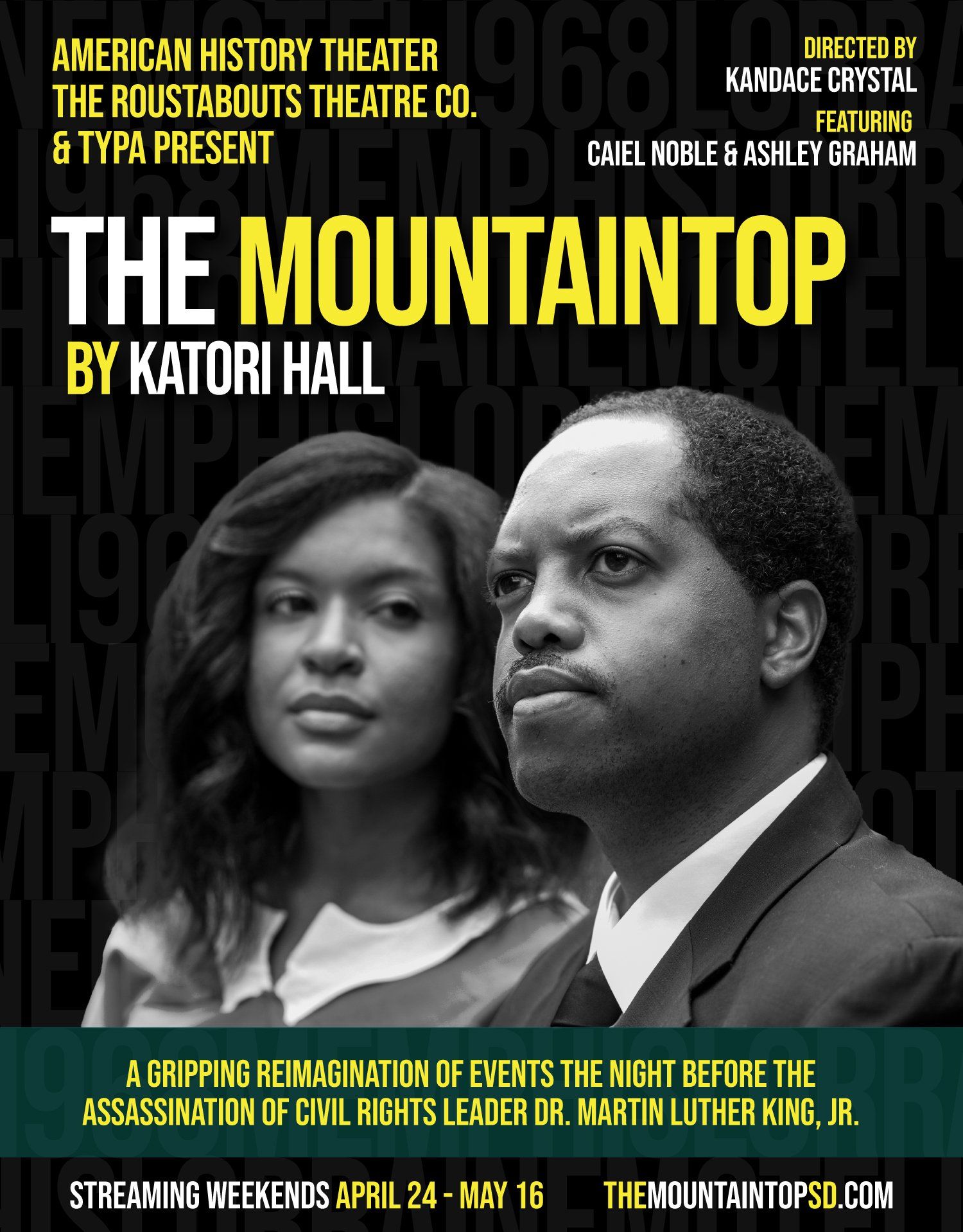 Production artwork for The Mountaintop