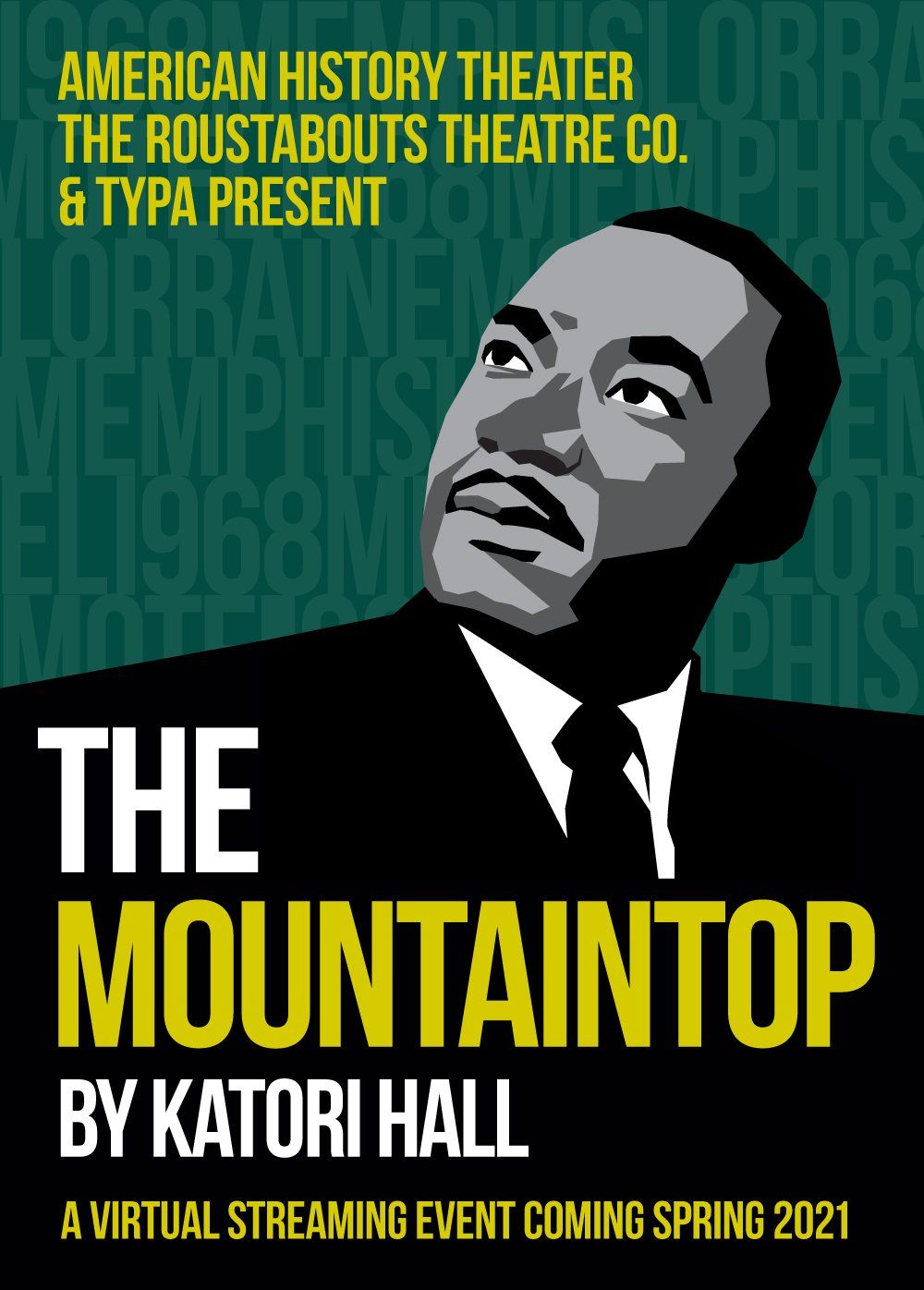 Production artwork for The Mountaintop
