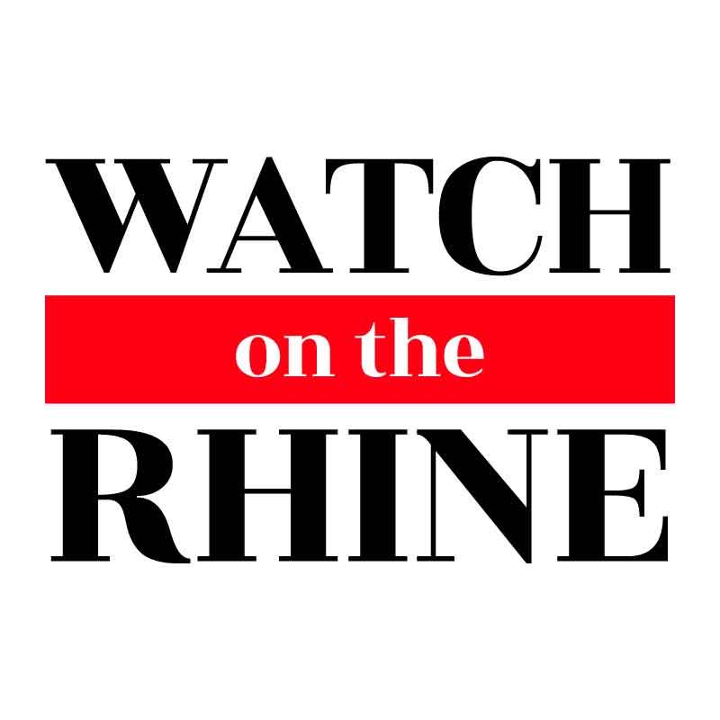 Title treatment for Watch On The Rhine