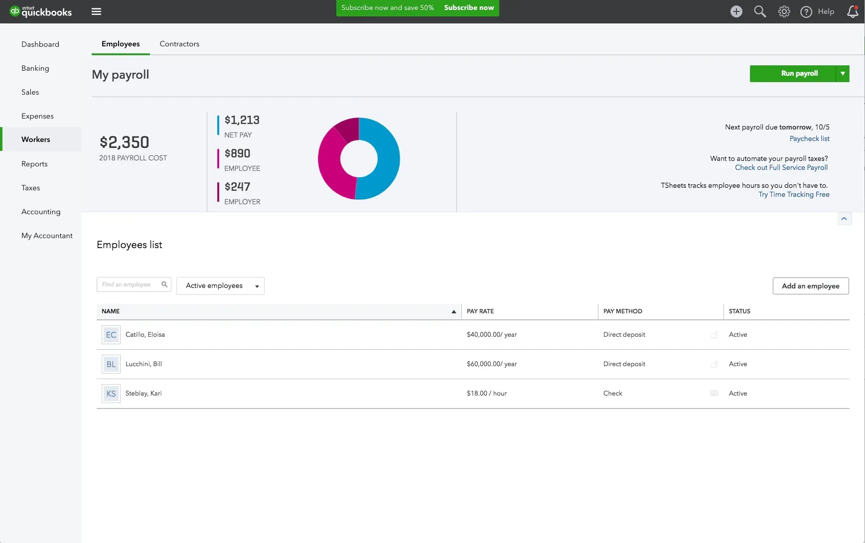 QuickBooks Solution Provider - Payroll