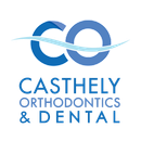 A logo for casthely orthodontics and dental