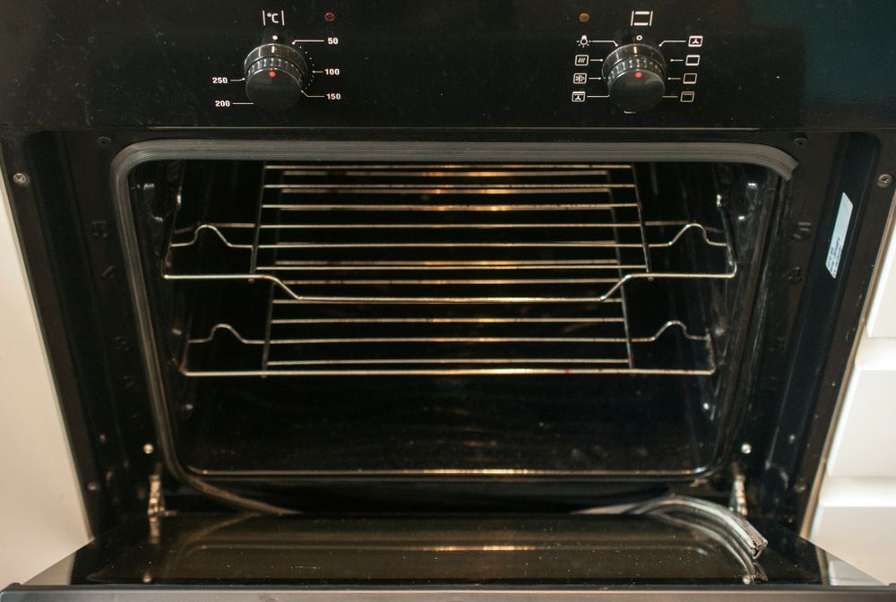 Open Oven Interior With Racks and Controls Above — SealTite in Tweed Heads, NSW