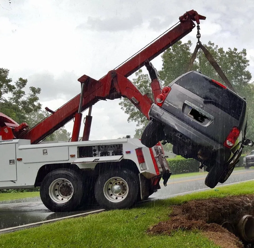 Towing Gray Car — Valdosta, GA — GT’s Wrecker Service