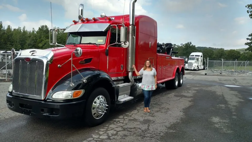 Woman Near Truck — Valdosta, GA — GT’s Wrecker Service