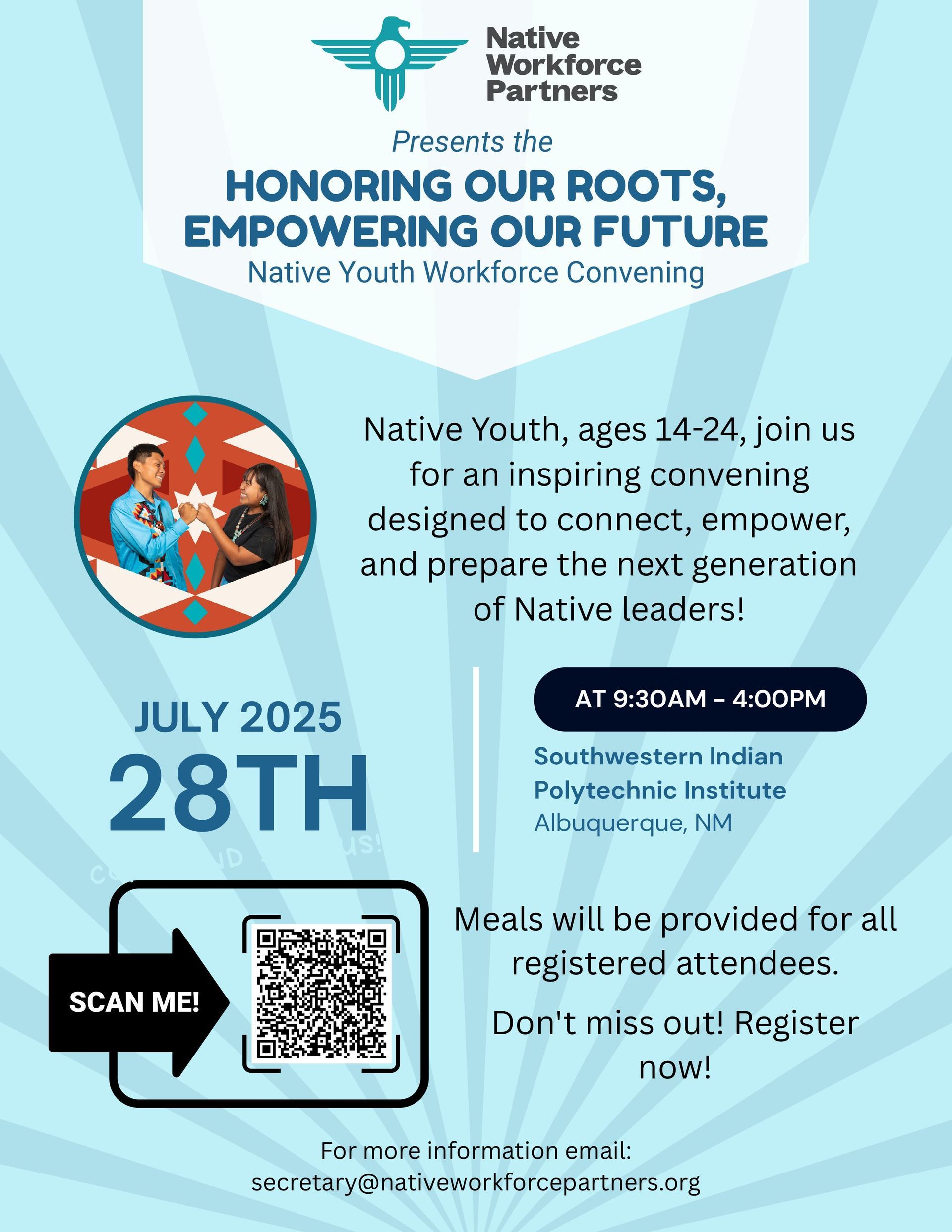 A poster for a event called honoring our roots empowering our future.