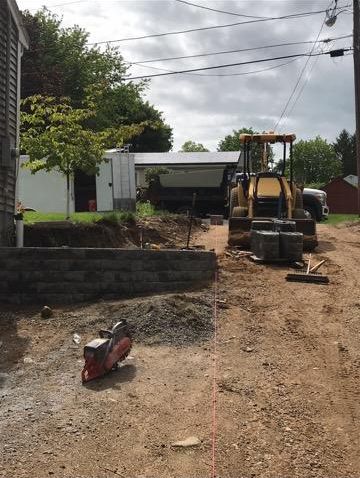 Driveway At Work — Worcester, MA — Watson Landscaping and Construction