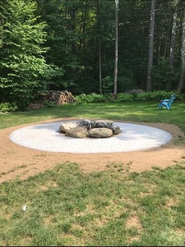 Outdoor Fire Fit at Work — Worcester, MA — Watson Landscaping and Construction
