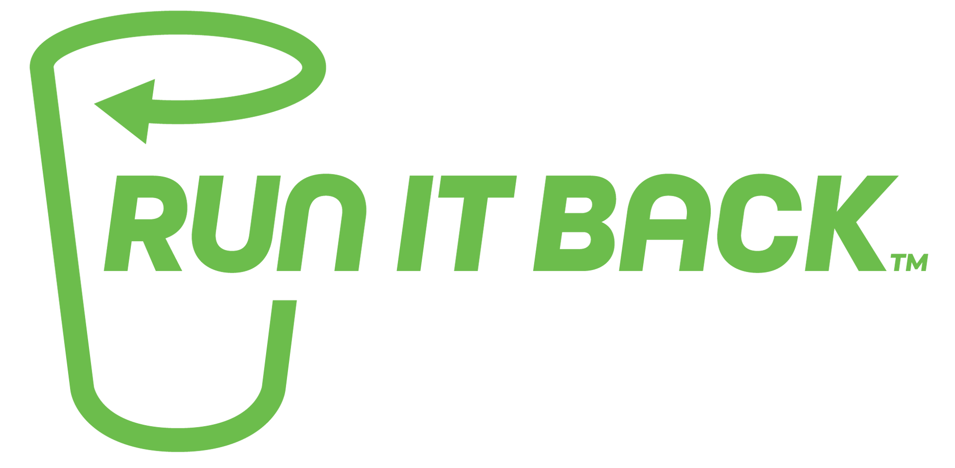 Green logo with 