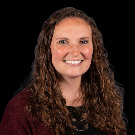 Green cup with a white 