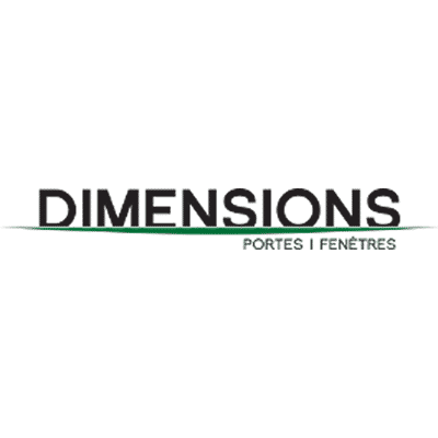 It is a logo for dimensions portes i fenêtres.