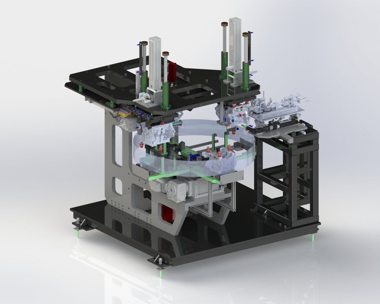 Rotary leak test machine design image