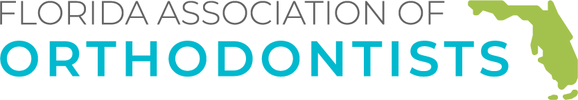 The logo for the florida association of orthodontists