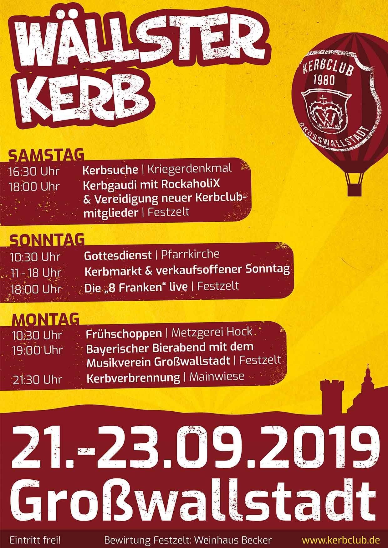 Wällster Kerb, Kerb Großwallstadt 2019