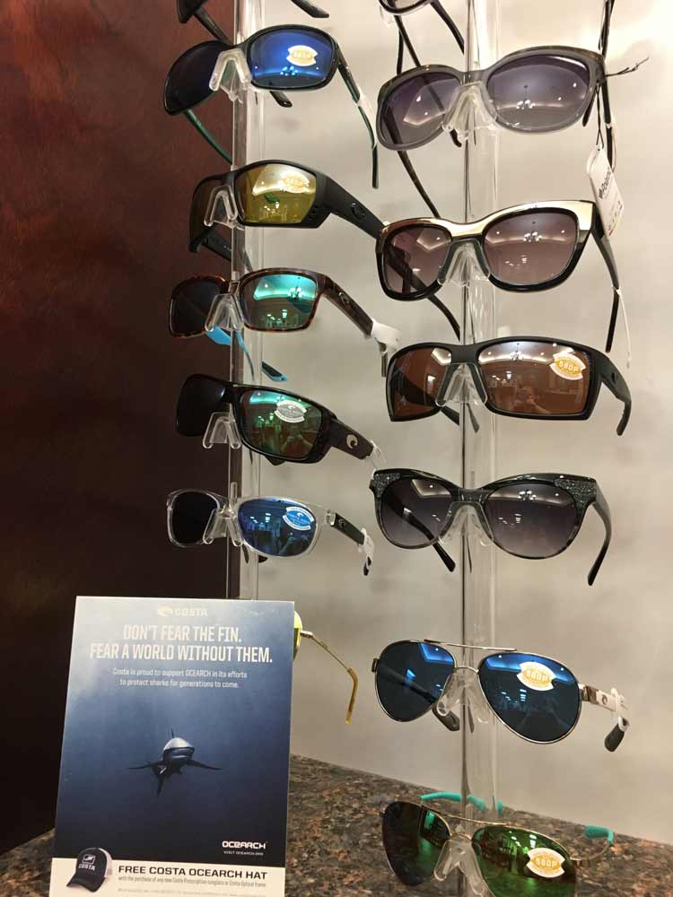 Sun Glasses on a stand — Eyeglasses in Corpus Christi, TX