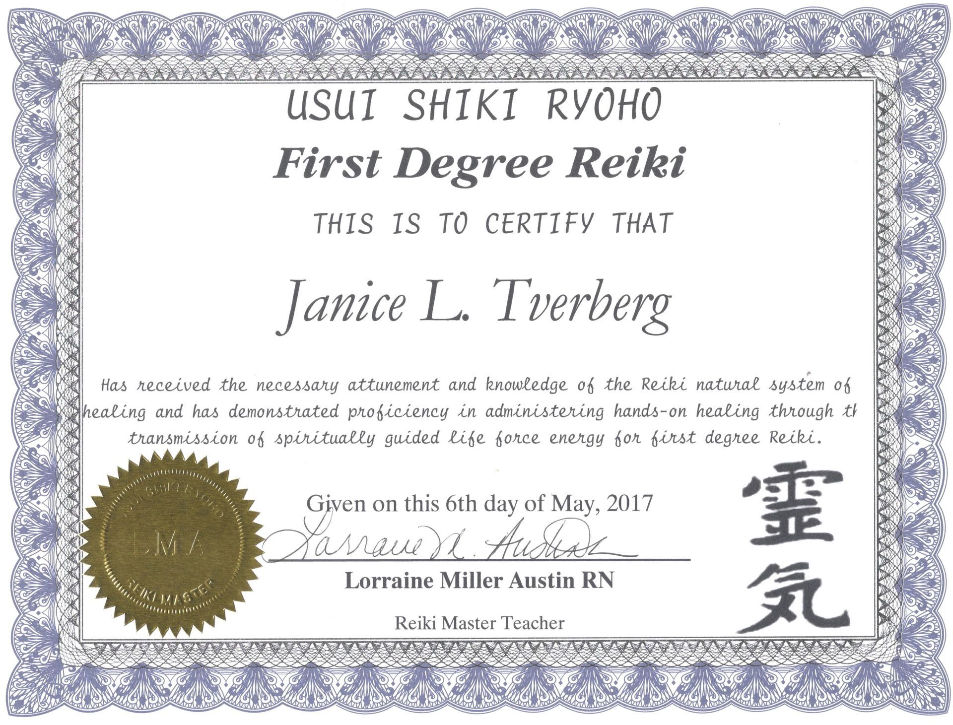 Reiki I